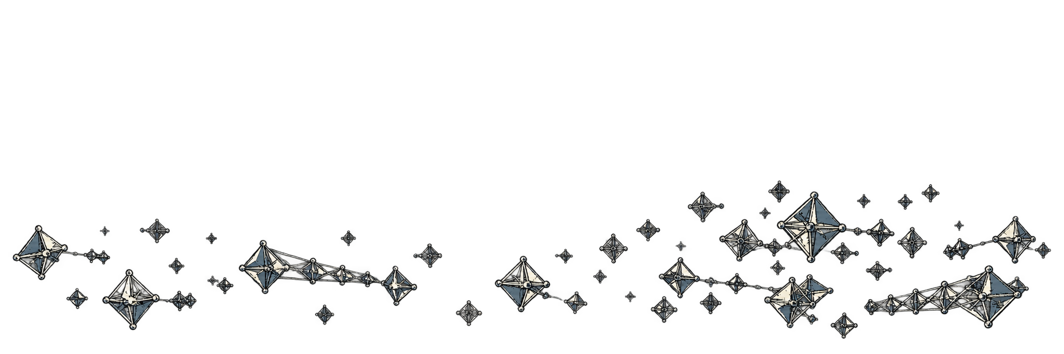 A wide panorama of the Crown’s diamond computational lattices: the minds watching the galaxy.
